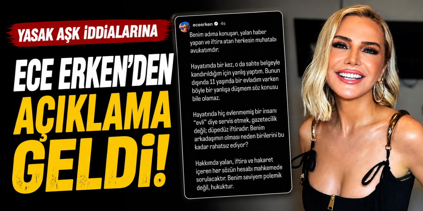 ÜNLÜ İSİMDEN AŞK SÖYLENTİLERİNE KESİN YALANLAMA